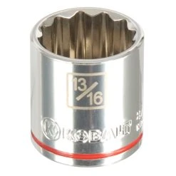 Kobalt Set Socket Drive (Sae) 3/8-In 13/16-In 12-Point Standard Shallow