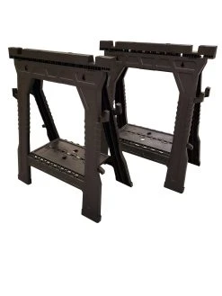 Kobalt Saw Saw Horse Plastic (1000-Lb Capacity) 32-In H X 2-Pack 4.1-In W Horse