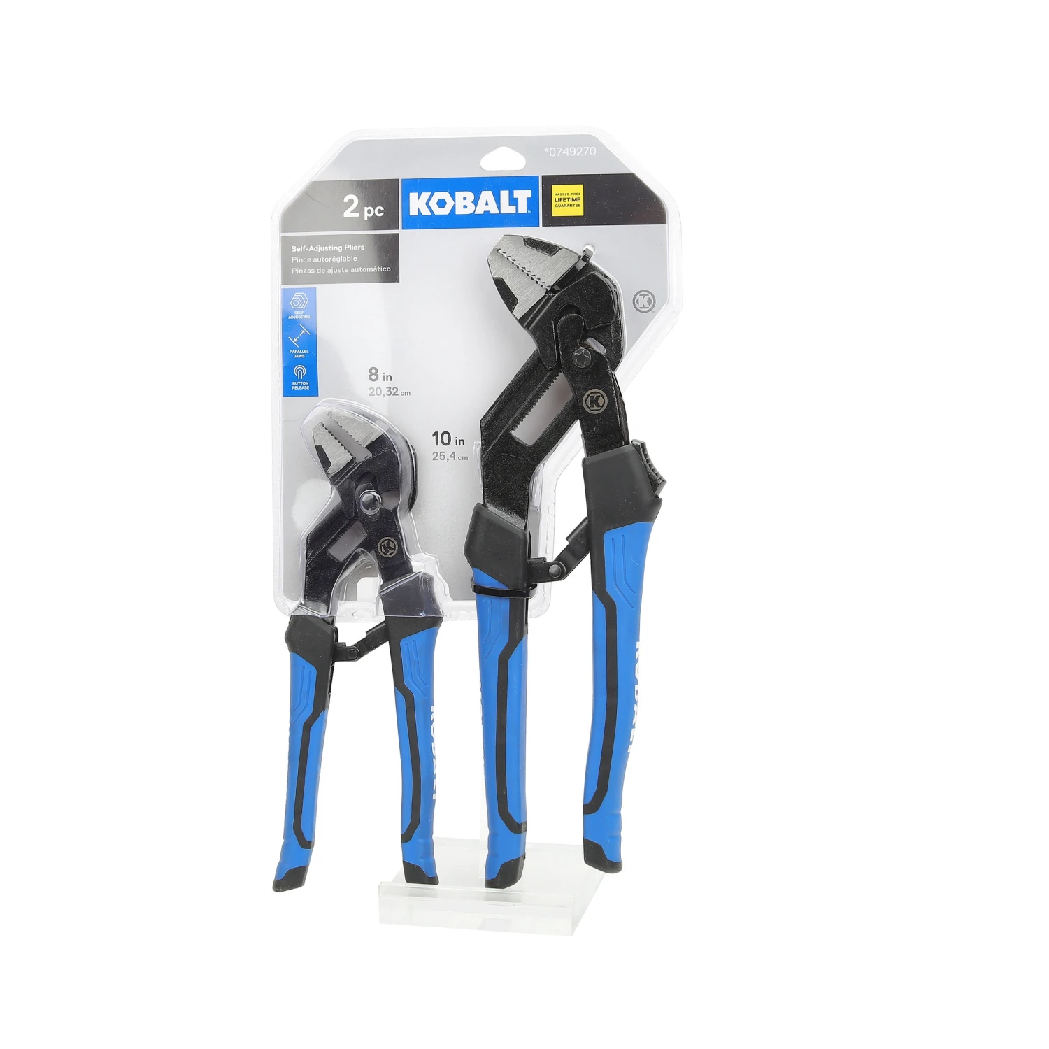 Kobalt Set Plier 2-Pack Tongue & Groove Self Adjusting