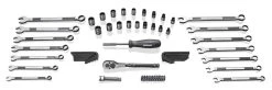Kobalt Set Matte 67-Piece (3/8-In) Mechanic Standard (Sae) Universal Metric Combination