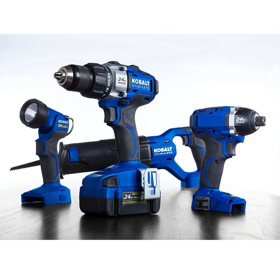 Kobalt Tool Kit Case Charger Max Combo 24-Volt 4-Tool Included Soft Power Included) Brushles - Image 2