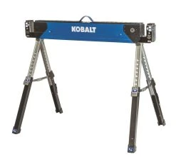 Kobalt Saw Horse Steel 42-In W X (1100-Lb Capacity) 32-In H Adjustable