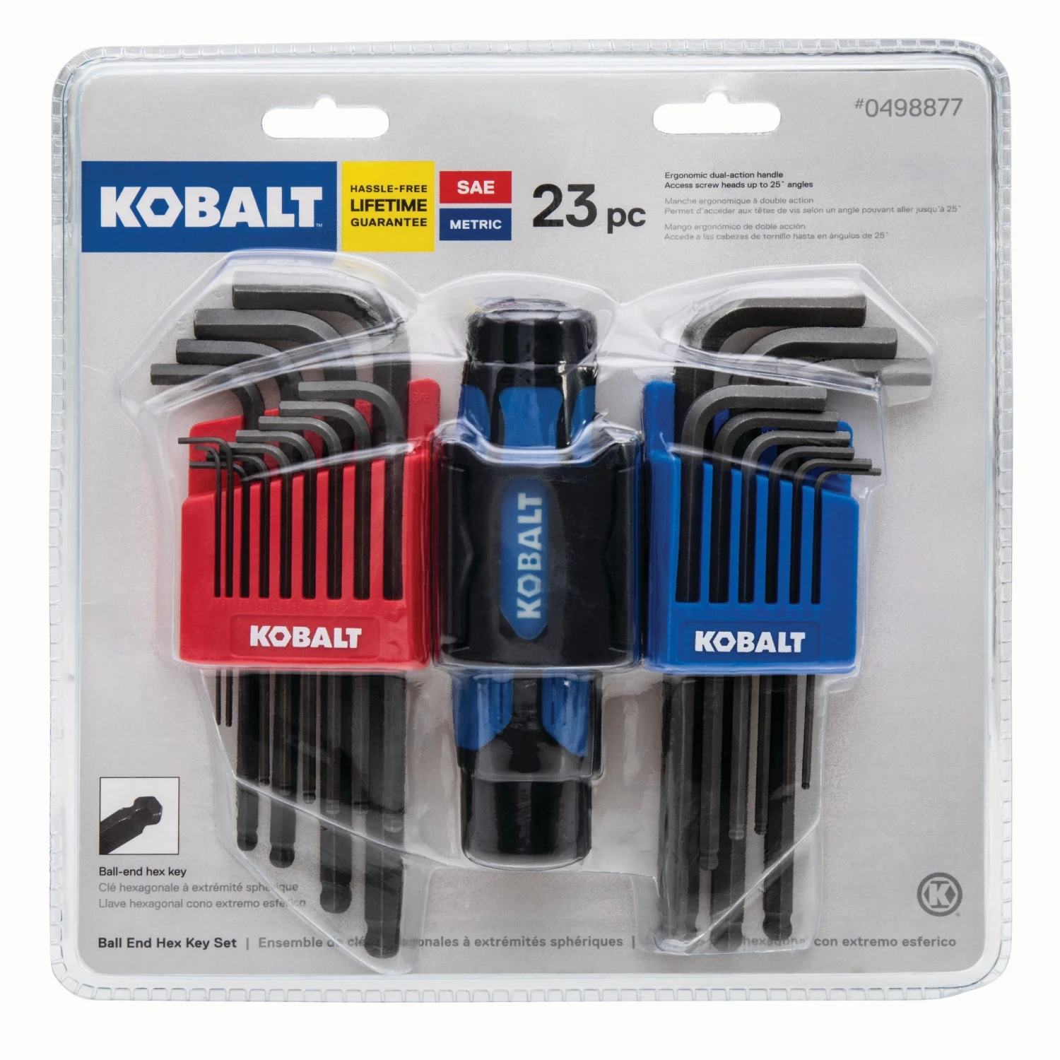 Kobalt Set Key 22-Key Hex Standard (Sae) Torx Metric Combination - Image 10