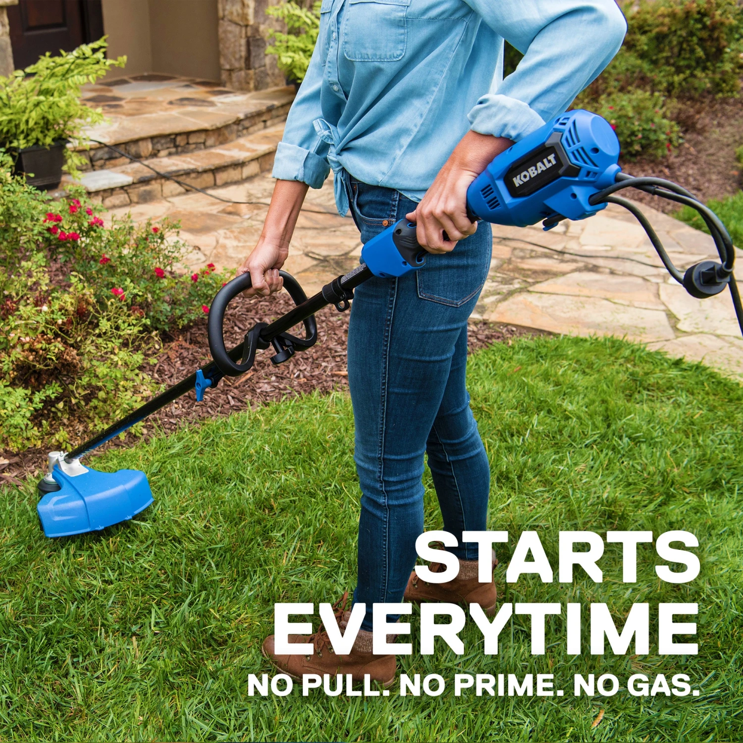 Kobalt String Trimmer 18-In 10-Amp Corded Attachment Capability Electric - Image 8