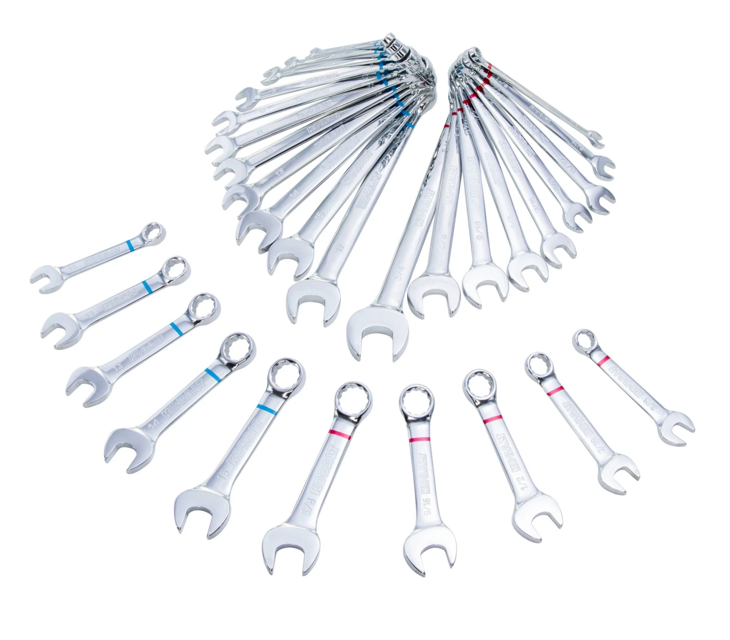 Kobalt Set Metric Combination Wrench 30-Piece 12-Point (Sae) Standard Combination - Image 4
