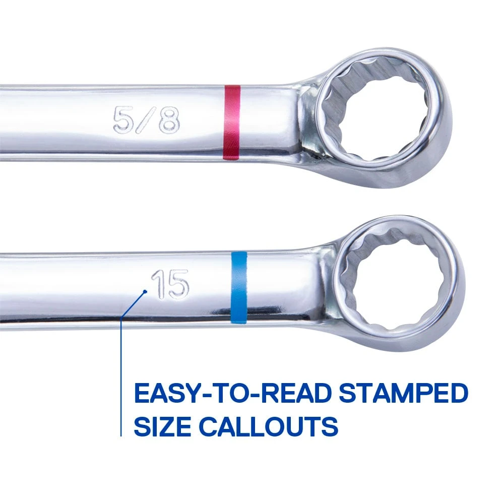 Kobalt Set Metric Combination Wrench 30-Piece 12-Point (Sae) Standard Combination - Image 6