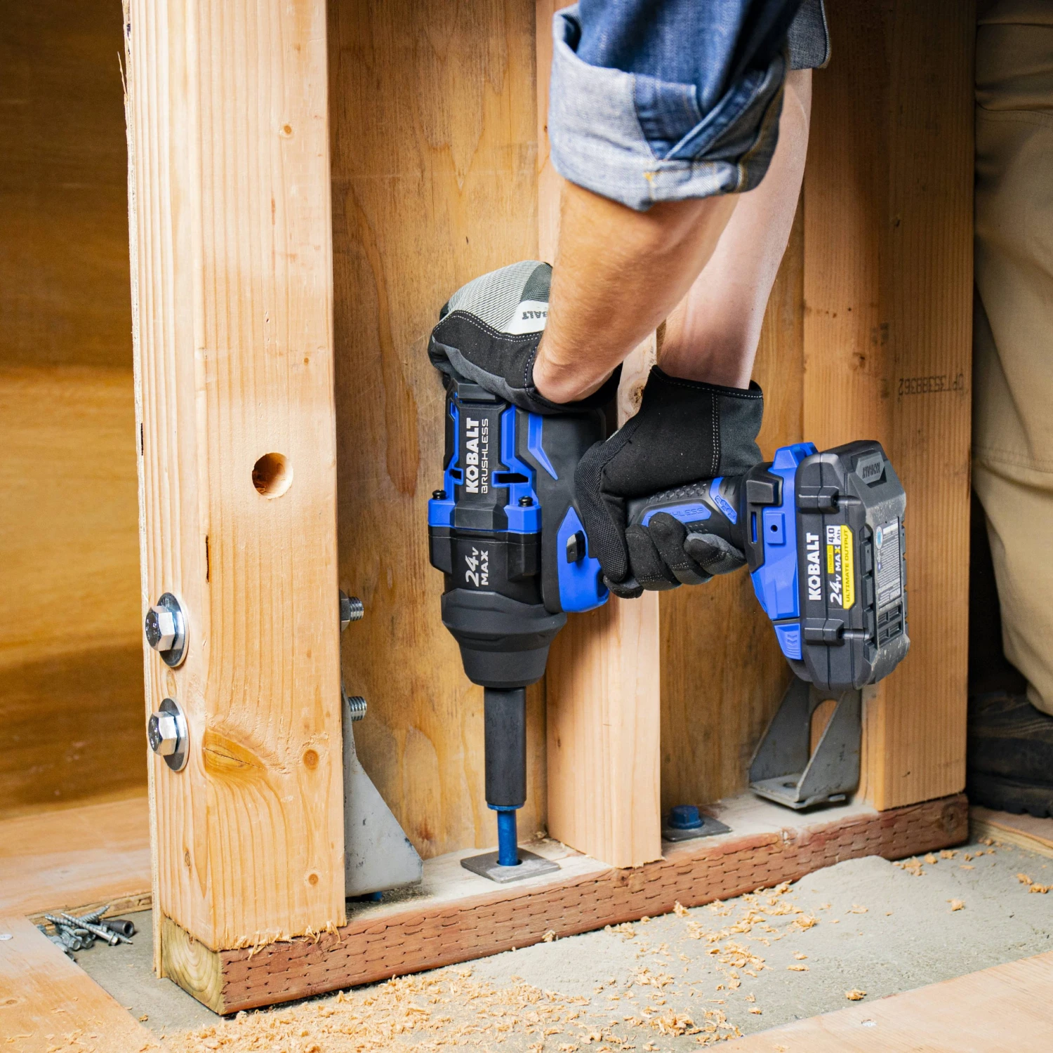 Kobalt Wrench Xtr 1/2-In Drive 24-Volt Impact Variable Speed Cordles Included) Brushles - Image 9