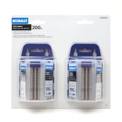 Kobalt Razor Blade(200-Pack) Blade Steel Carbon Replacement Utility