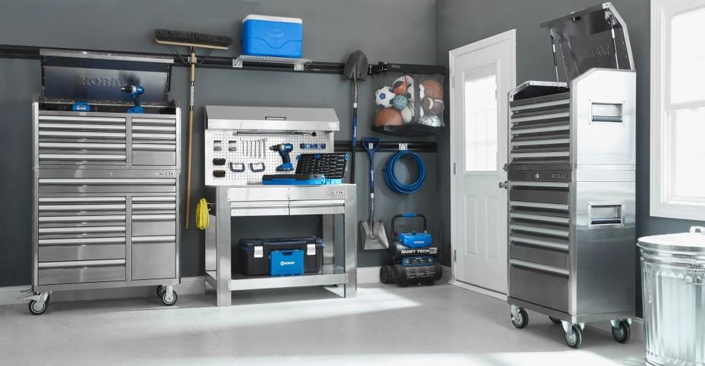 Kobalt Bench Wood 36-In H 45-In W 3-Drawer Work - Image 7