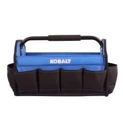 Kobalt Tool Bag Tote Polyester 16-In Blue, Black