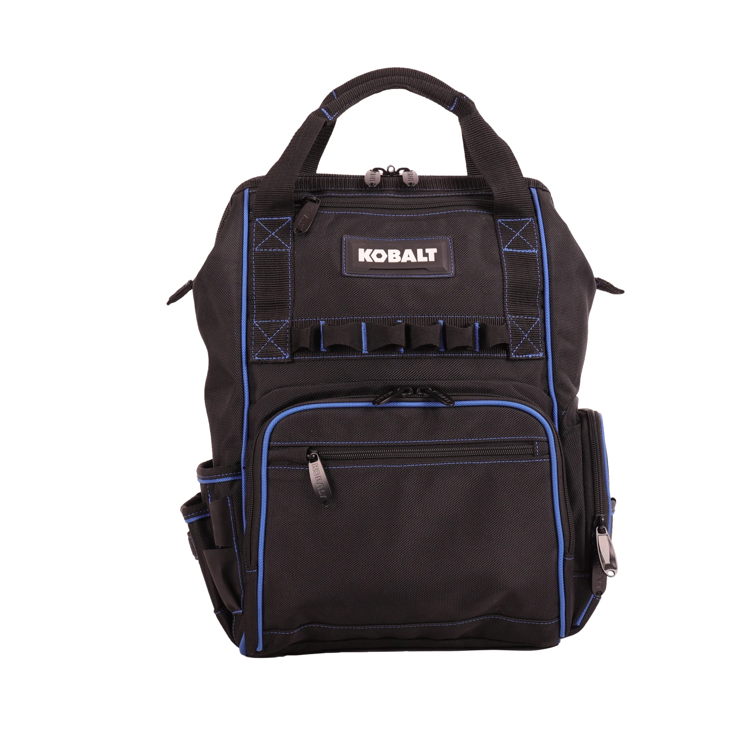 Kobalt Tool Bag Backpack Polyester 11.5-In Blue Black
