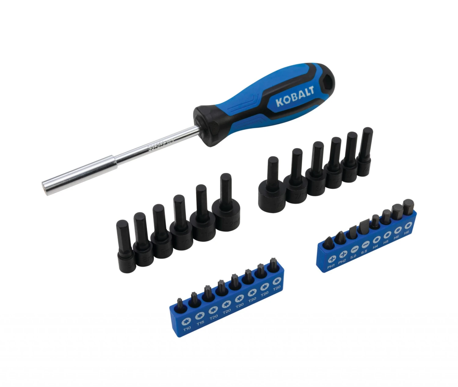 Kobalt Set Chrome 3/8-In) (1/4-In; 100-Piece Mechanic Standard (Sae) Metric Combination Polished Centennial - Image 5