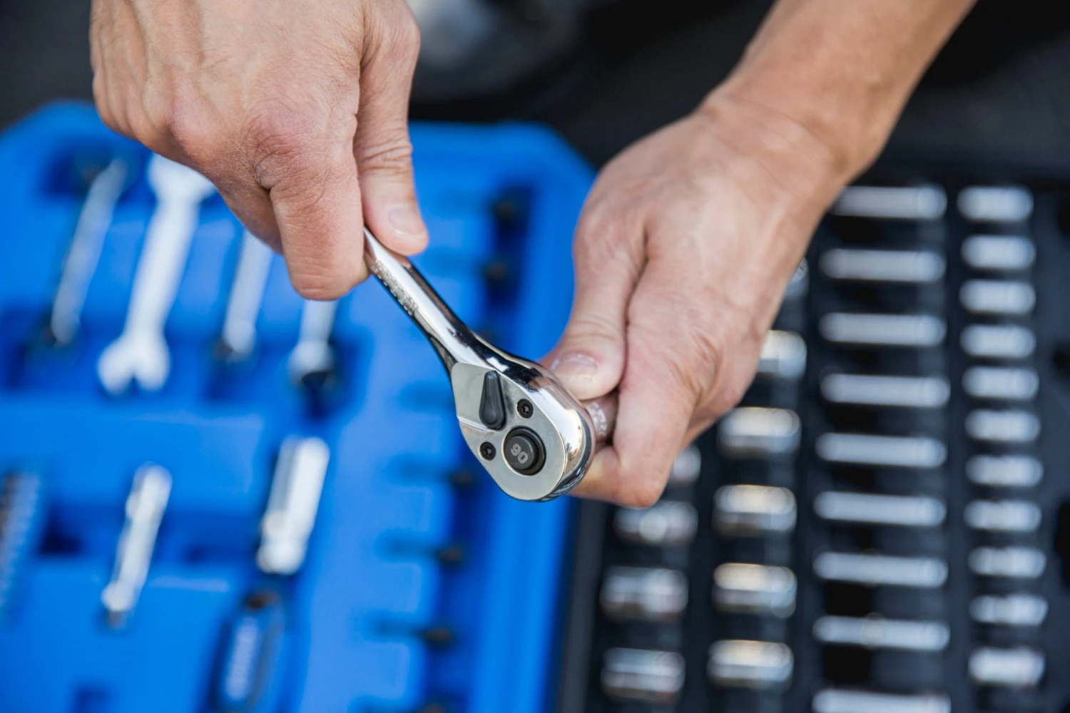 Kobalt Set Chrome 3/8-In) (1/4-In; 100-Piece Mechanic Standard (Sae) Metric Combination Polished Centennial - Image 10