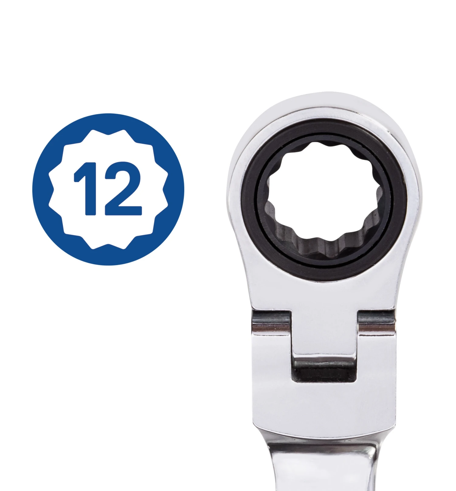 Kobalt Set Ratchet Head Ratchet Wrench 8-Piece 12-Point Flexible (Sae) Standard - Image 3