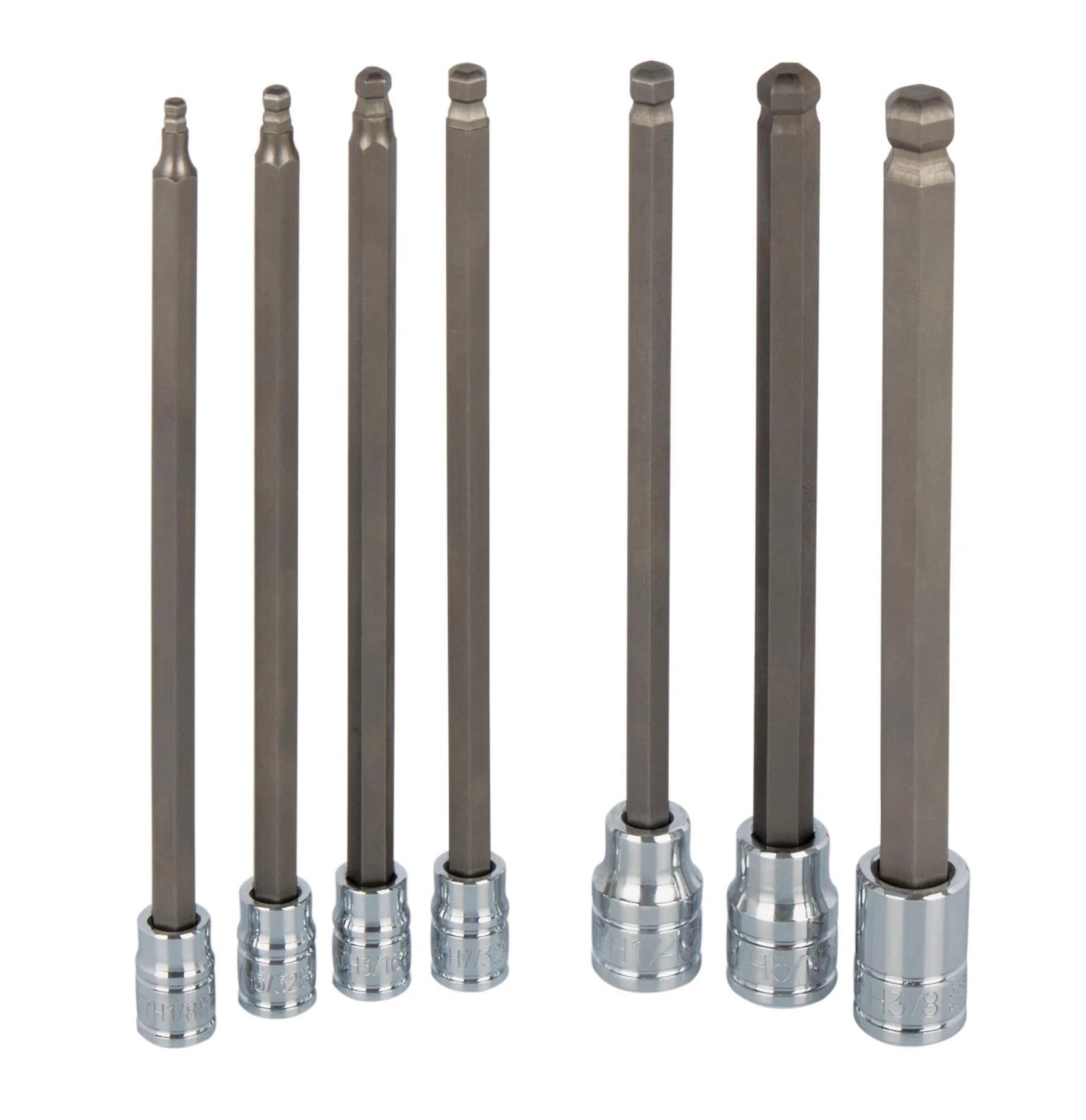 Kobalt Set Driver Drive Socket Bit (Sae) Standard Hex 3/8-In 7-Piece 1/4-In;