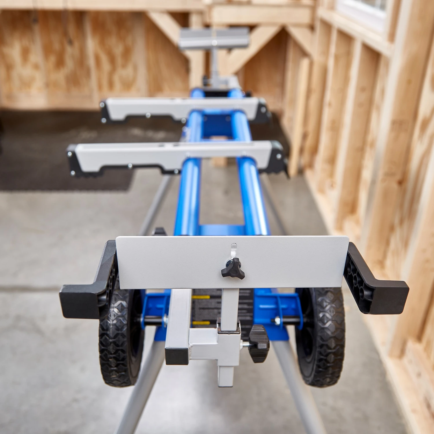 Kobalt Saw Miter Saw Stand Steel Adjustable Rolling - Image 3