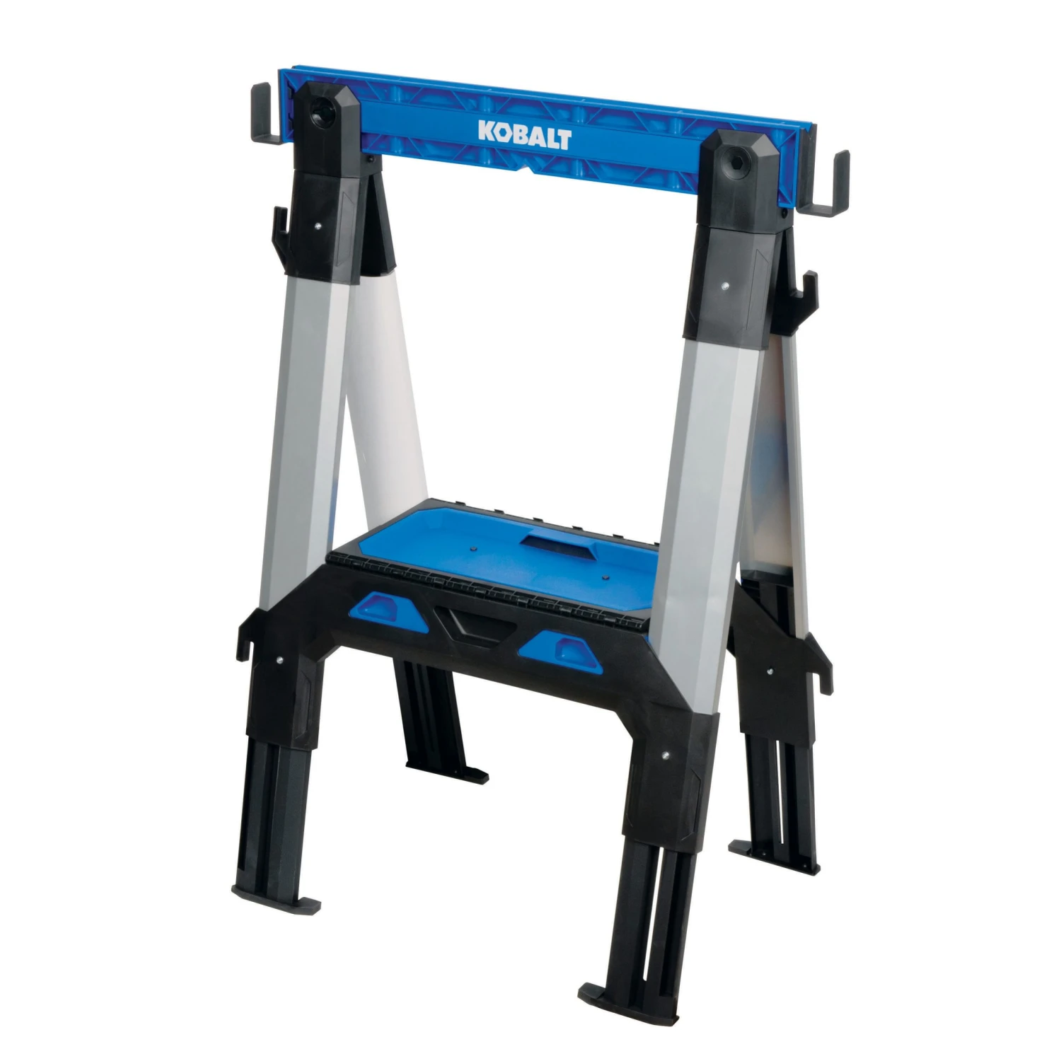 Kobalt Saw Horse Pp Steel 30.63-In W X 33.5-In H Construction Adjustable Capacity)
