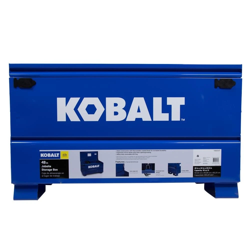 Kobalt Jobsite Box Steel W X 28-In 48-In L X 24-In - Image 5