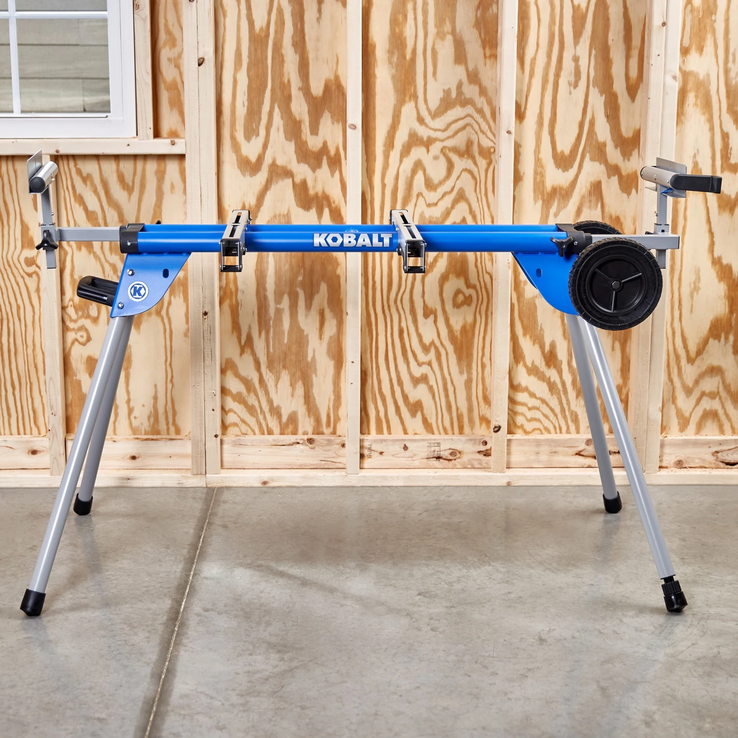Kobalt Saw Miter Saw Stand Steel Adjustable Rolling - Image 6
