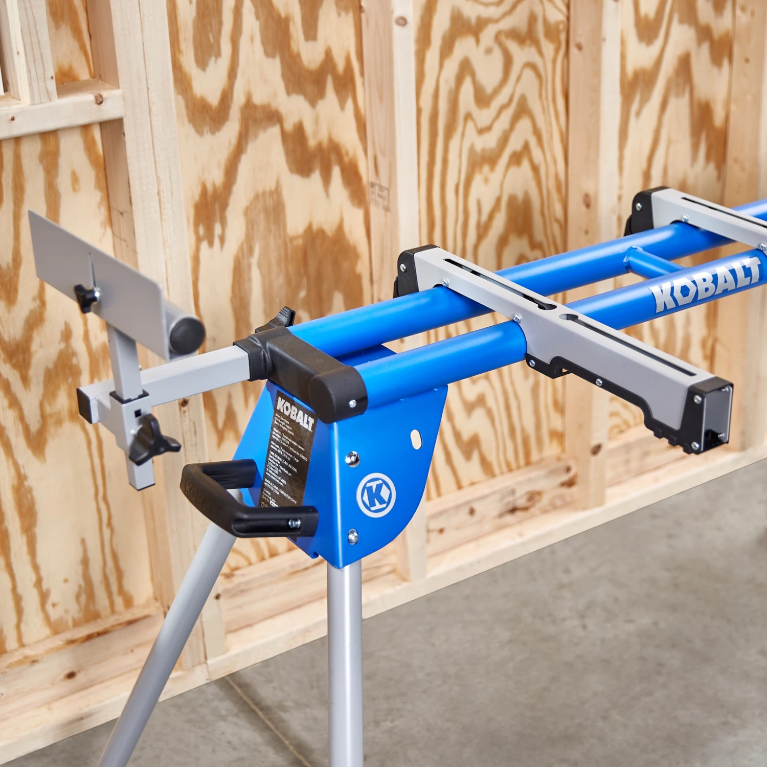 Kobalt Saw Miter Saw Stand Steel Adjustable Rolling - Image 7
