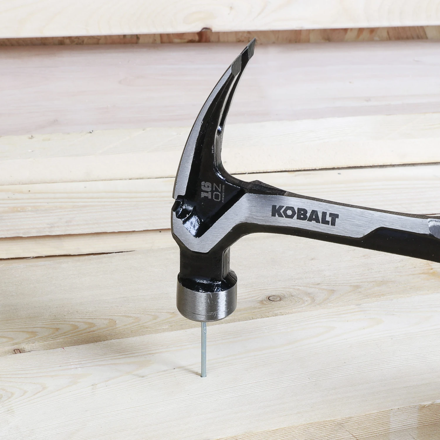 Kobalt Steel Head Hammer Steel 16-Oz Claw Smooth Face - Image 6