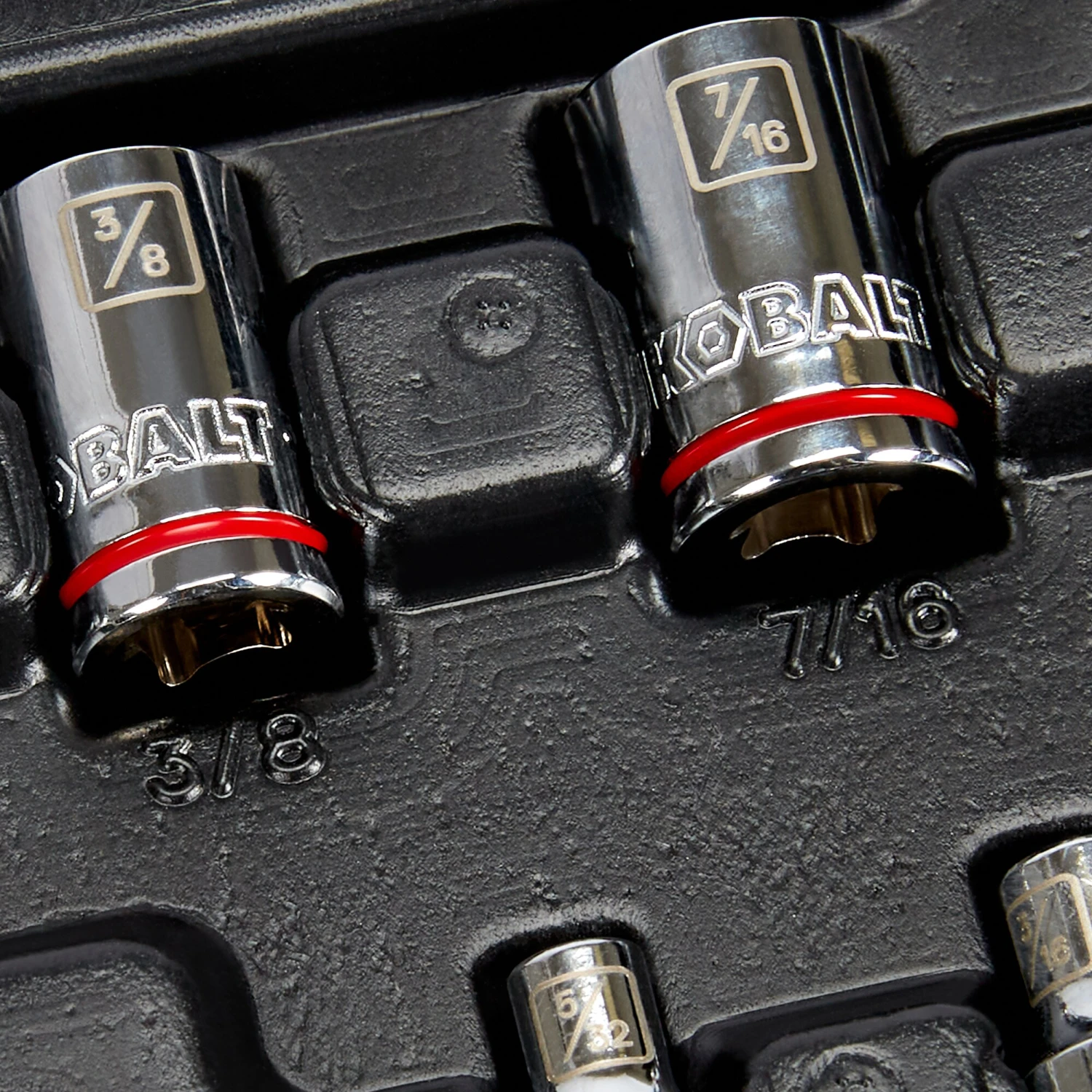 Kobalt Set Chrome 20-Piece (1/4-In) Mechanic Standard (Sae) Metric Combination Polished - Image 2