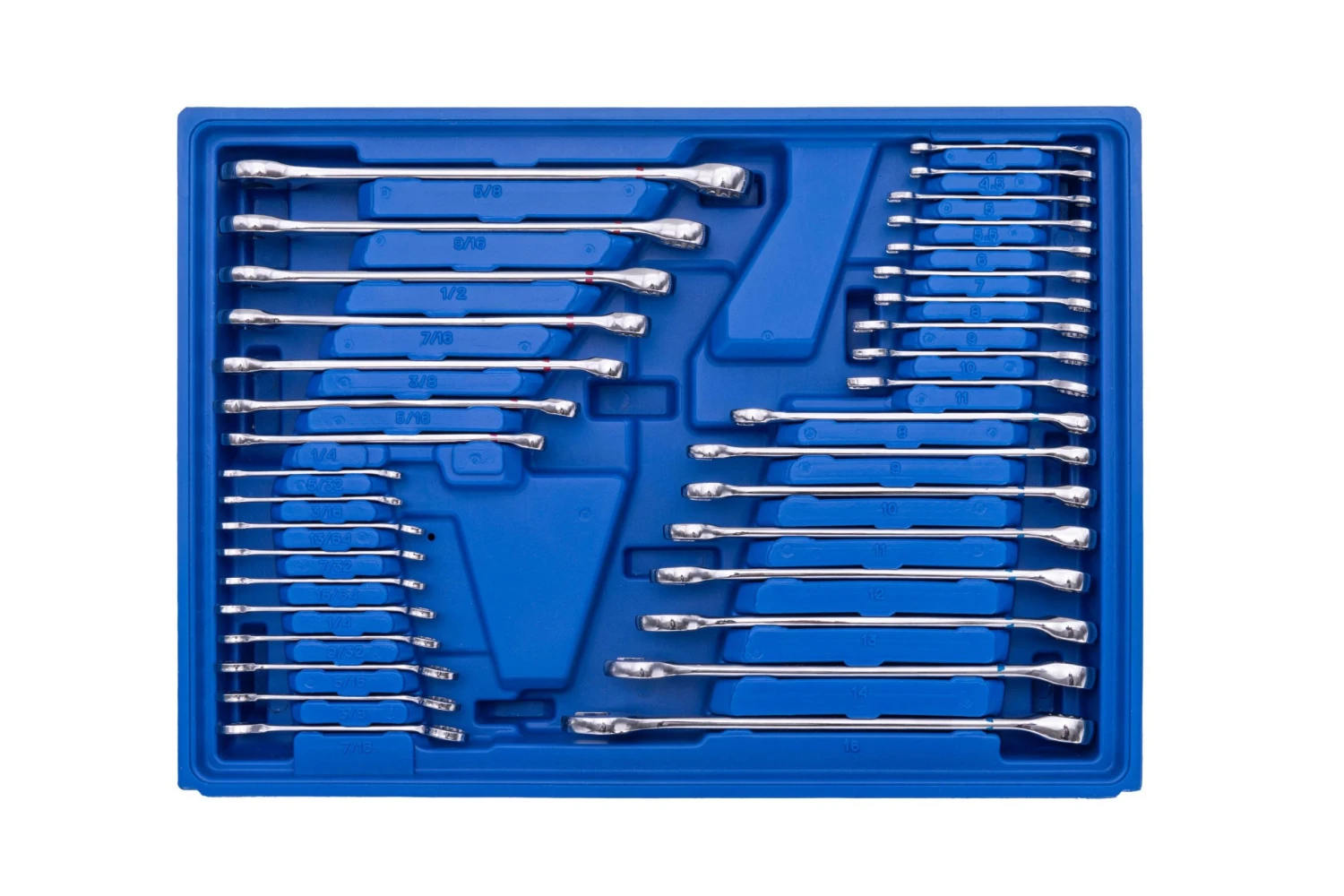 Kobalt Set Chrome 3/8-In) 250-Piece (1/4-In; Mechanic Standard (Sae) Metric Combination Polished - Image 8