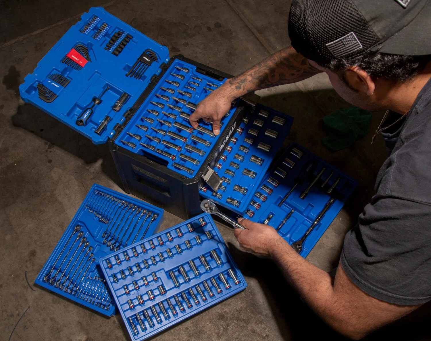 Kobalt Set Chrome 3/8-In) 250-Piece (1/4-In; Mechanic Standard (Sae) Metric Combination Polished - Image 10