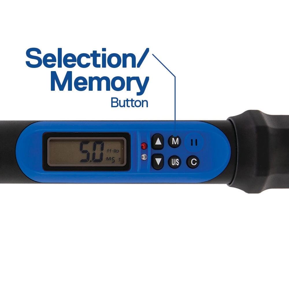 Kobalt Wrench 3/8-In Lb) (5-Ft 100-Ft Lb Digital Drive Torque - Image 9