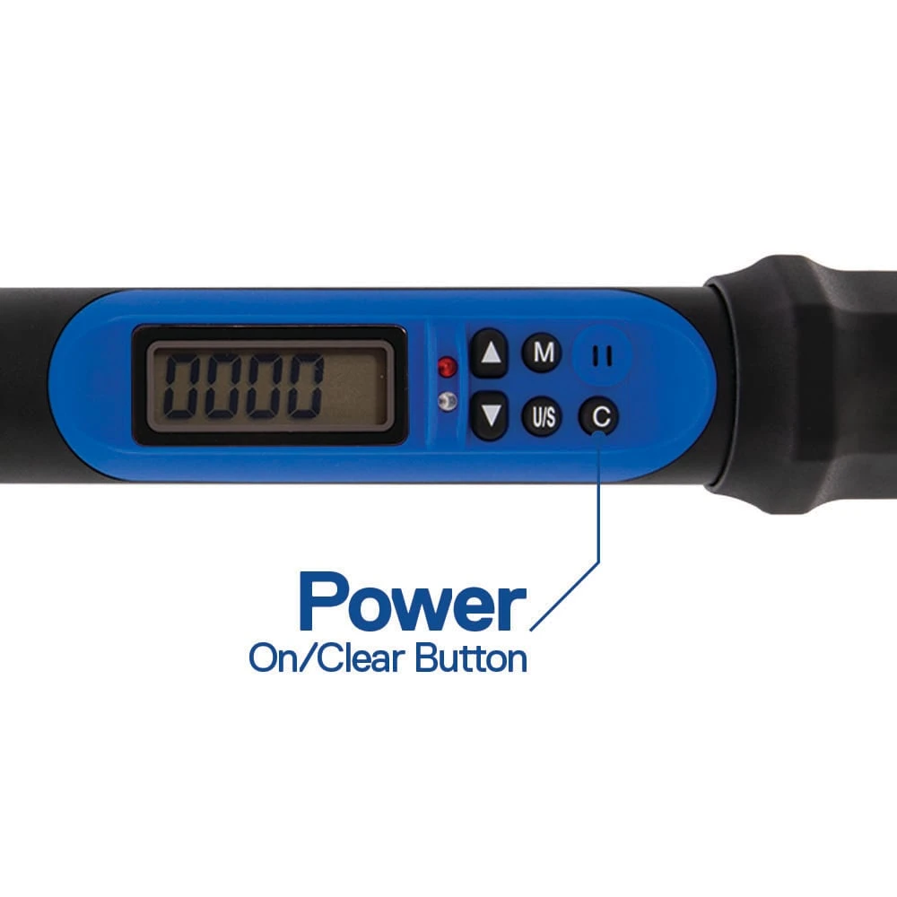 Kobalt Wrench 3/8-In Lb) (5-Ft 100-Ft Lb Digital Drive Torque - Image 8