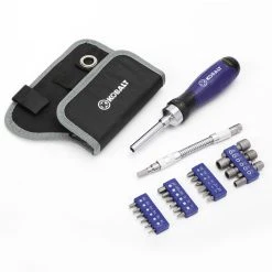Kobalt Set Handle Screwdriver Rubber 27-Piece Ratcheting Multi-Bit
