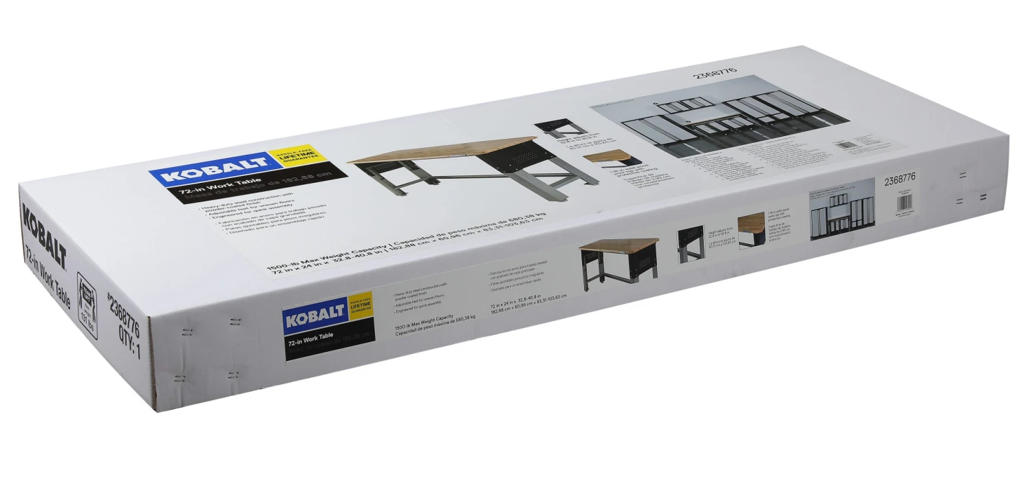 Kobalt Bench Wood X 72-In W 40.8-In H Work - Image 8