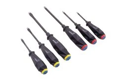 Kobalt Phillip Set Screwdriver Slottedhead Rubber 6-Piece Tpr/Thermoplastic Handle