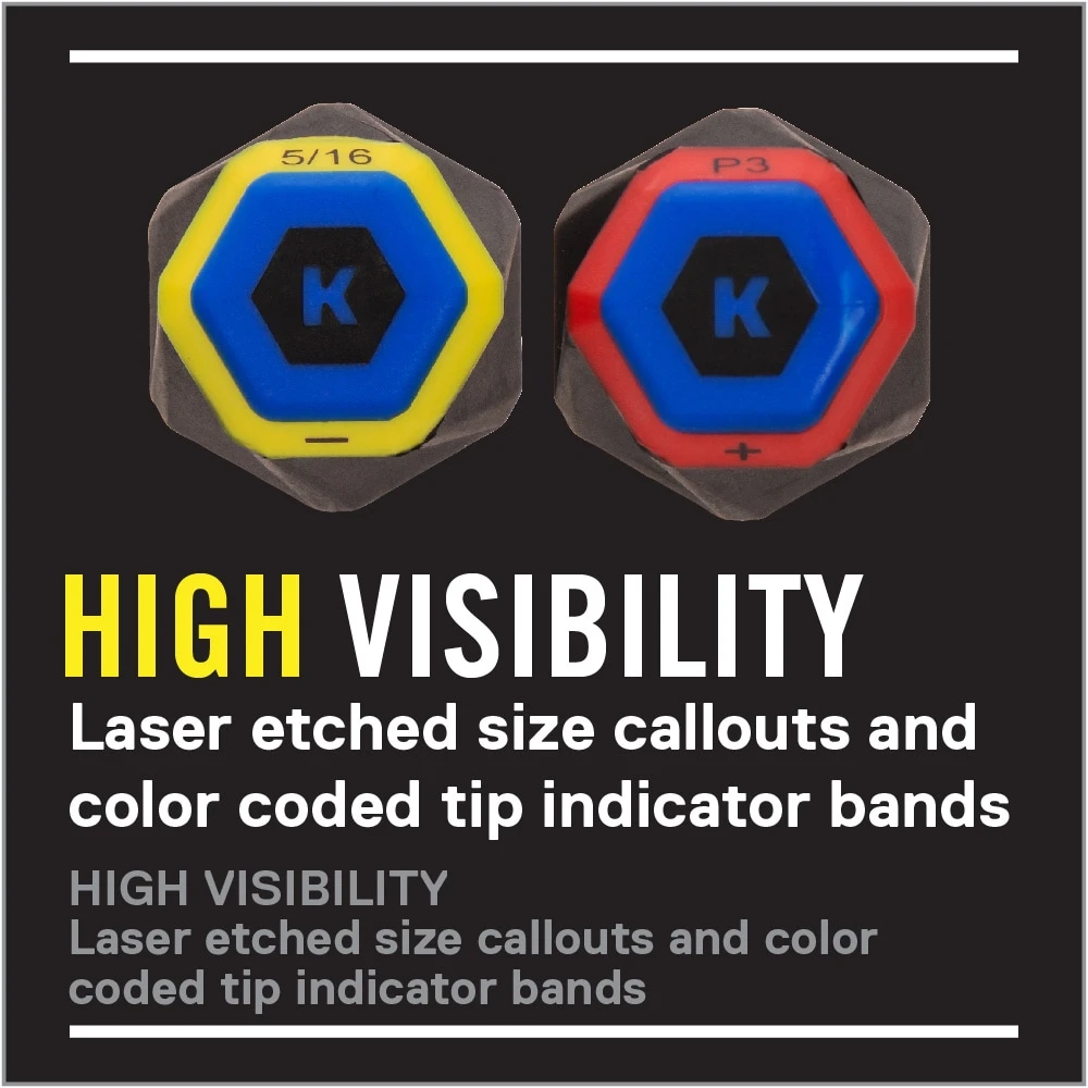 Kobalt Phillip Set Screwdriver Slottedhead Rubber 6-Piece Tpr/Thermoplastic Handle - Image 5