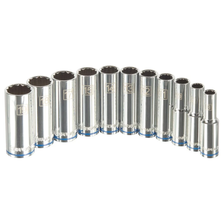 Kobalt Set Socket Drive 3/8-In 11-Piece 12-Point Deep Metric - Image 2