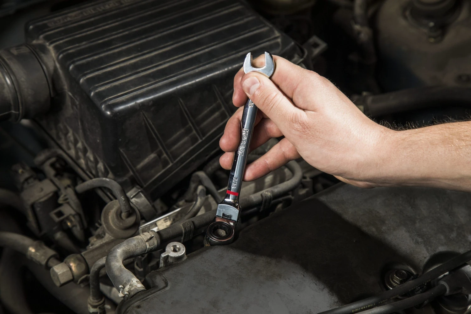 Kobalt Set Ratchet Head Ratchet Wrench 8-Piece 12-Point Flexible (Sae) Standard - Image 6