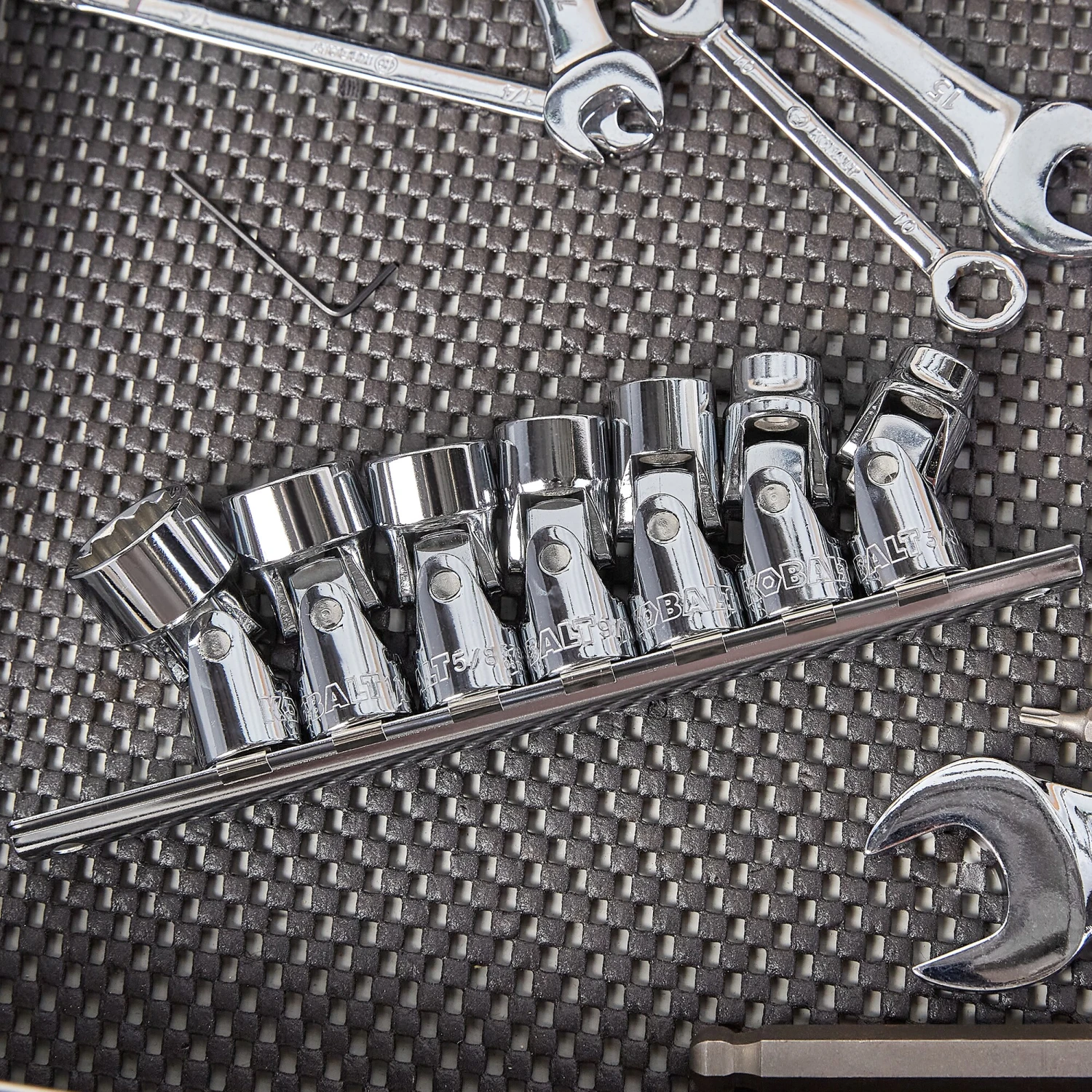 Kobalt Set Socket Drive 3/8-In 7-Piece 12-Point (Sae) Standard Shallow - Image 2