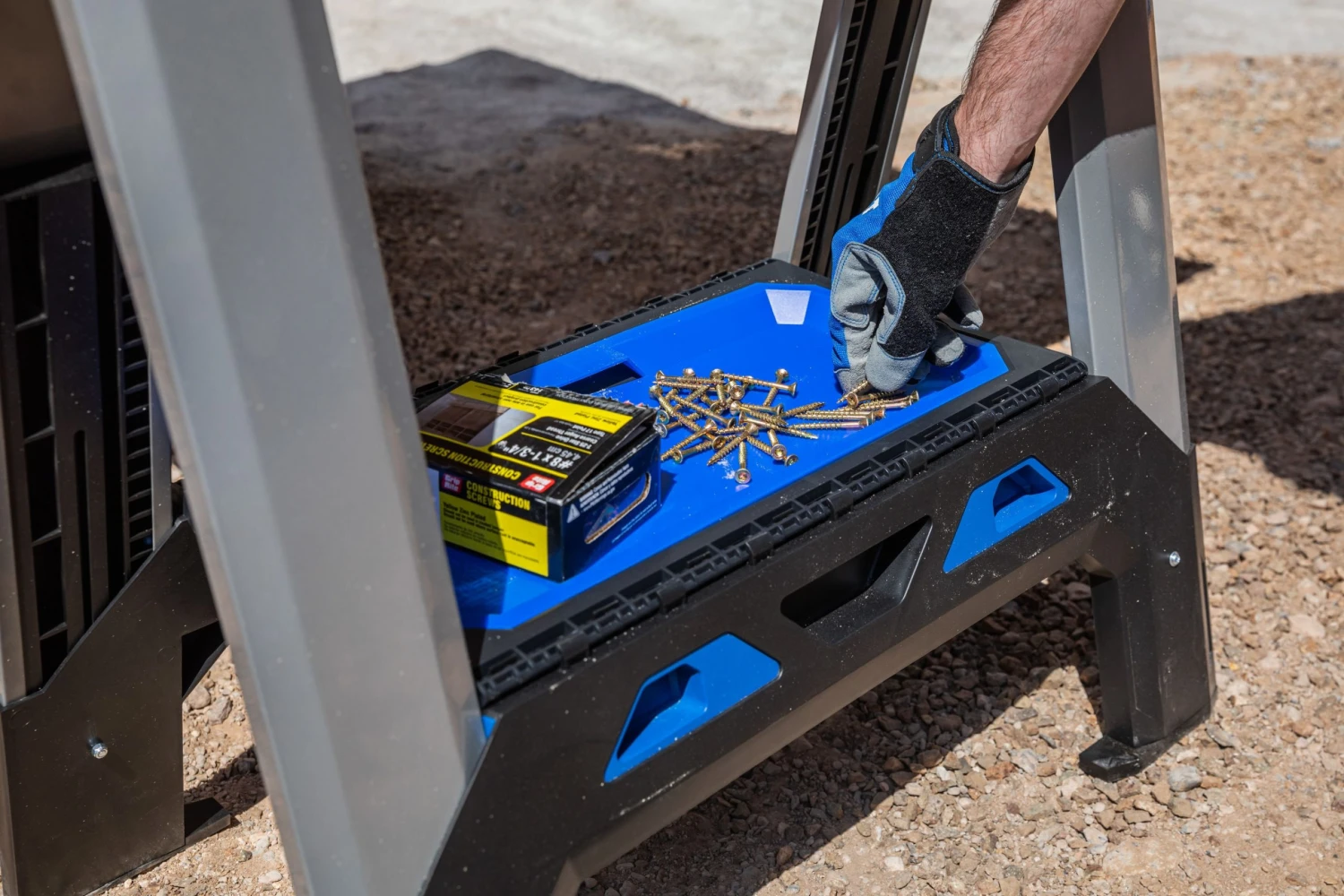 Kobalt Saw Horse Pp Steel 30.63-In W X 33.5-In H Construction Adjustable Capacity) - Image 16