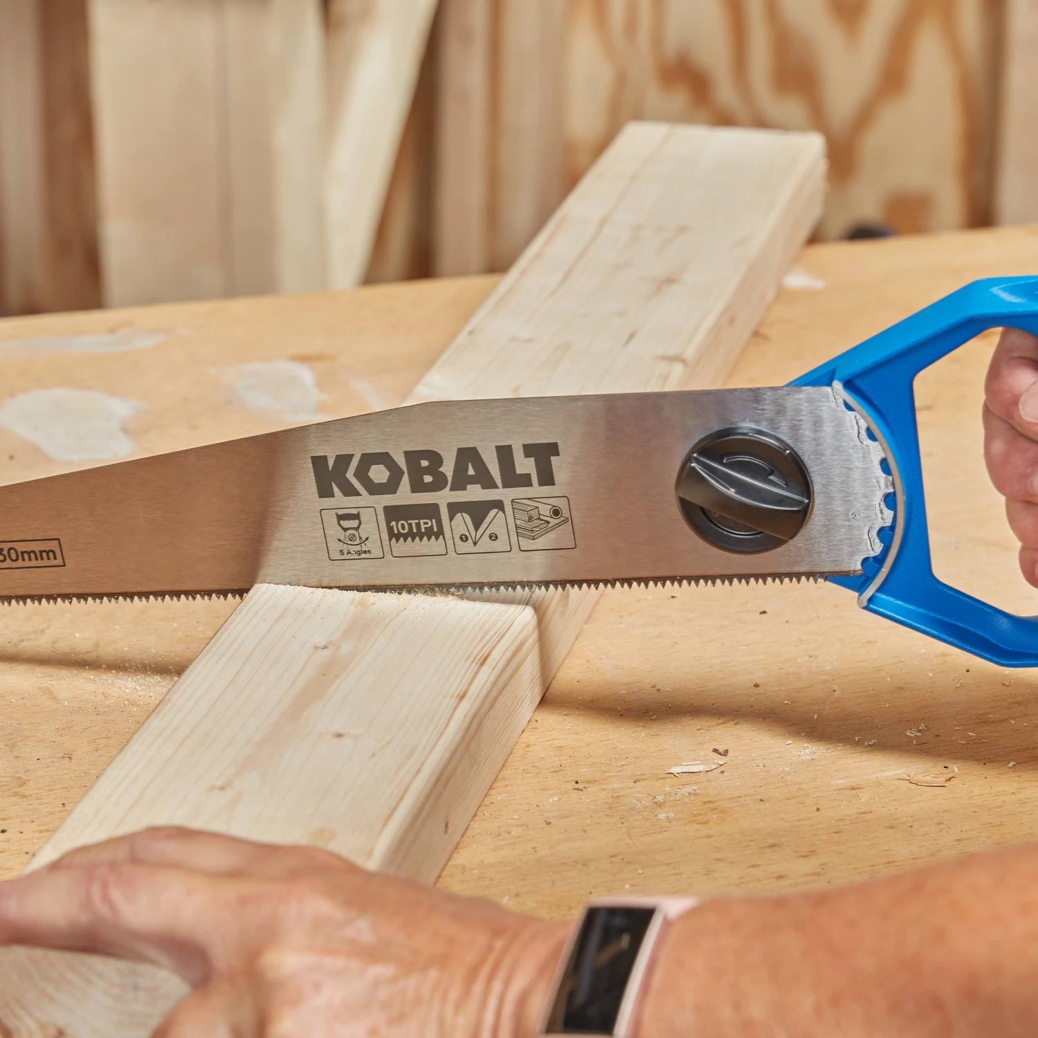 Kobalt Hand Saw 13-In Fine Finish Cut - Image 2