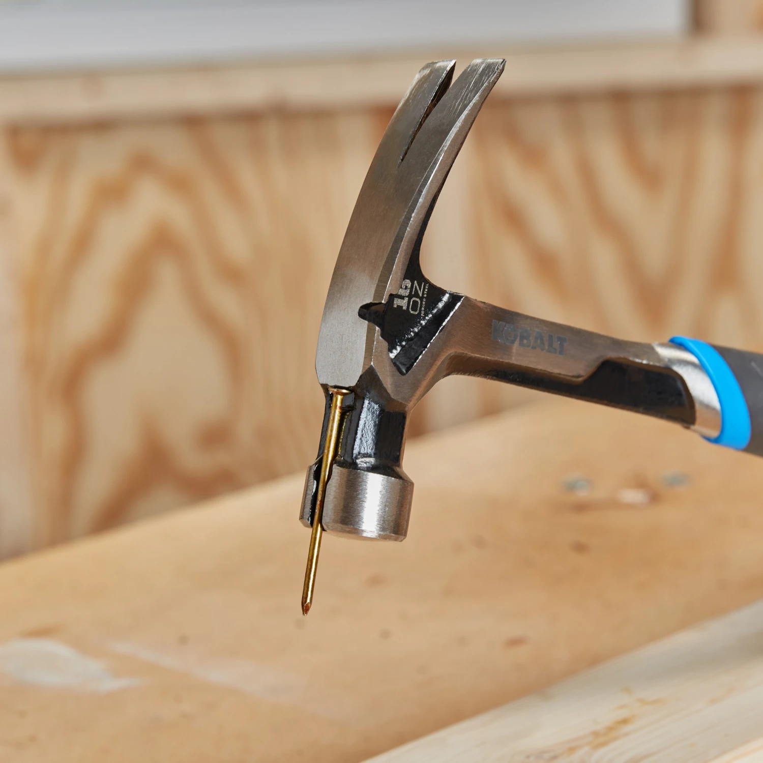 Kobalt Steel Head Hammer Steel 16-Oz Claw Smooth Face - Image 3