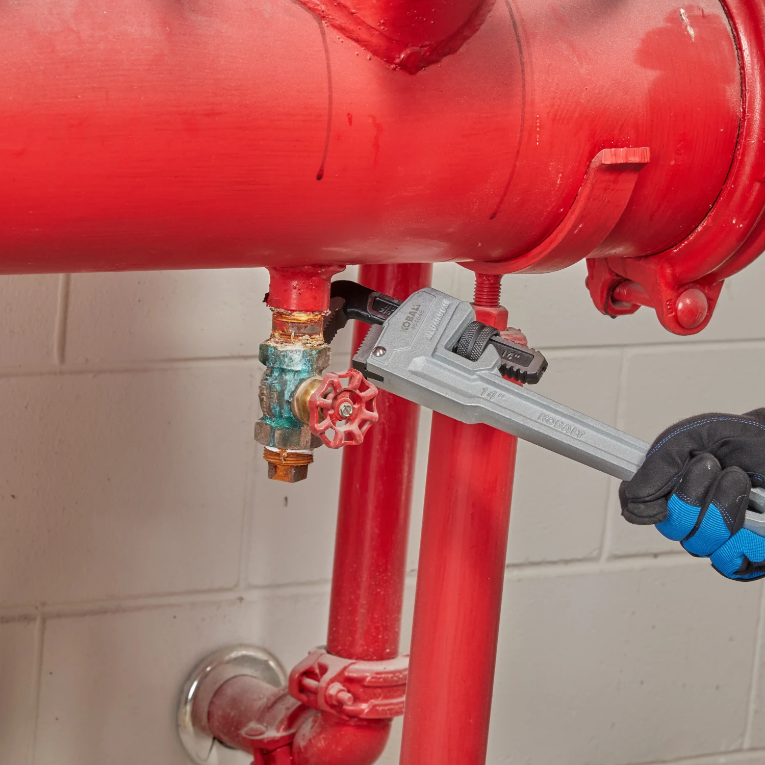 Kobalt Pipe Wrench Aluminum 14-In - Image 5