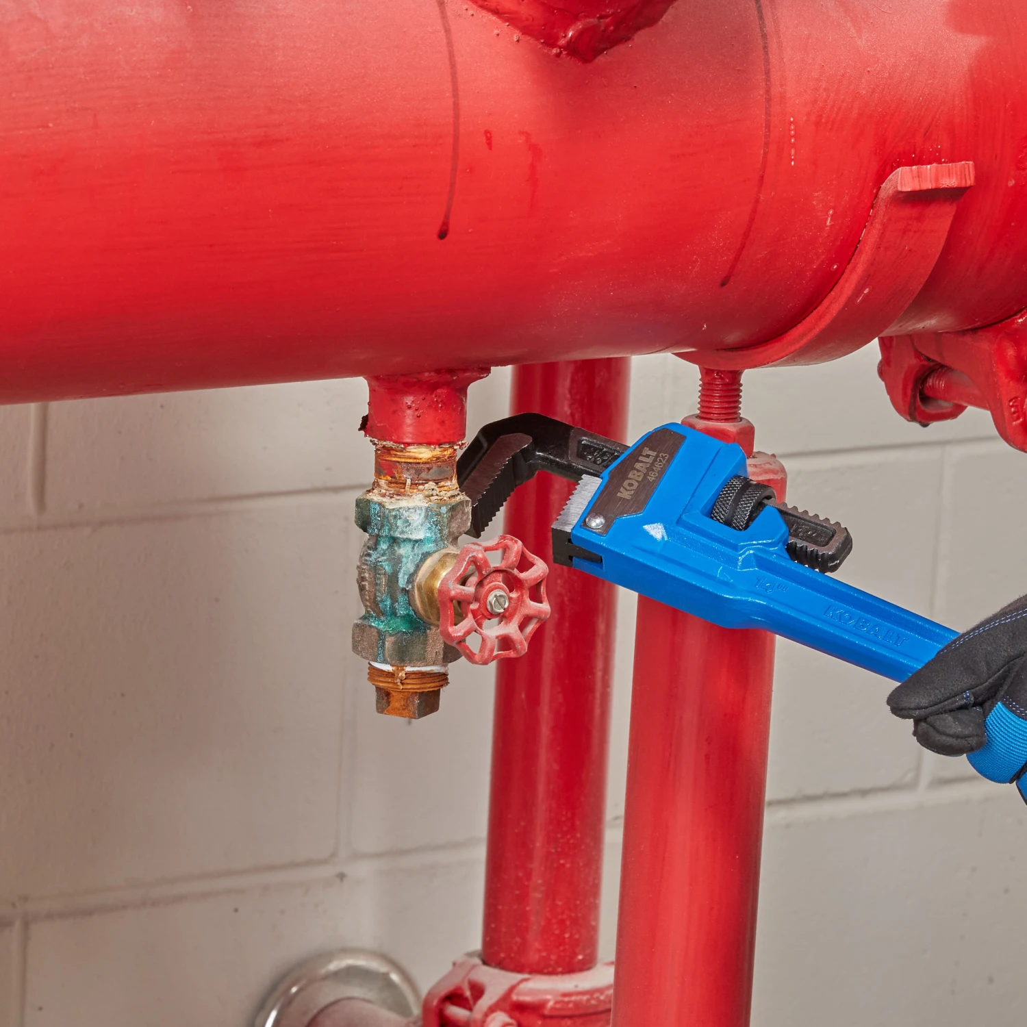 Kobalt Pipe Wrench Cast Iron 14-In - Image 5