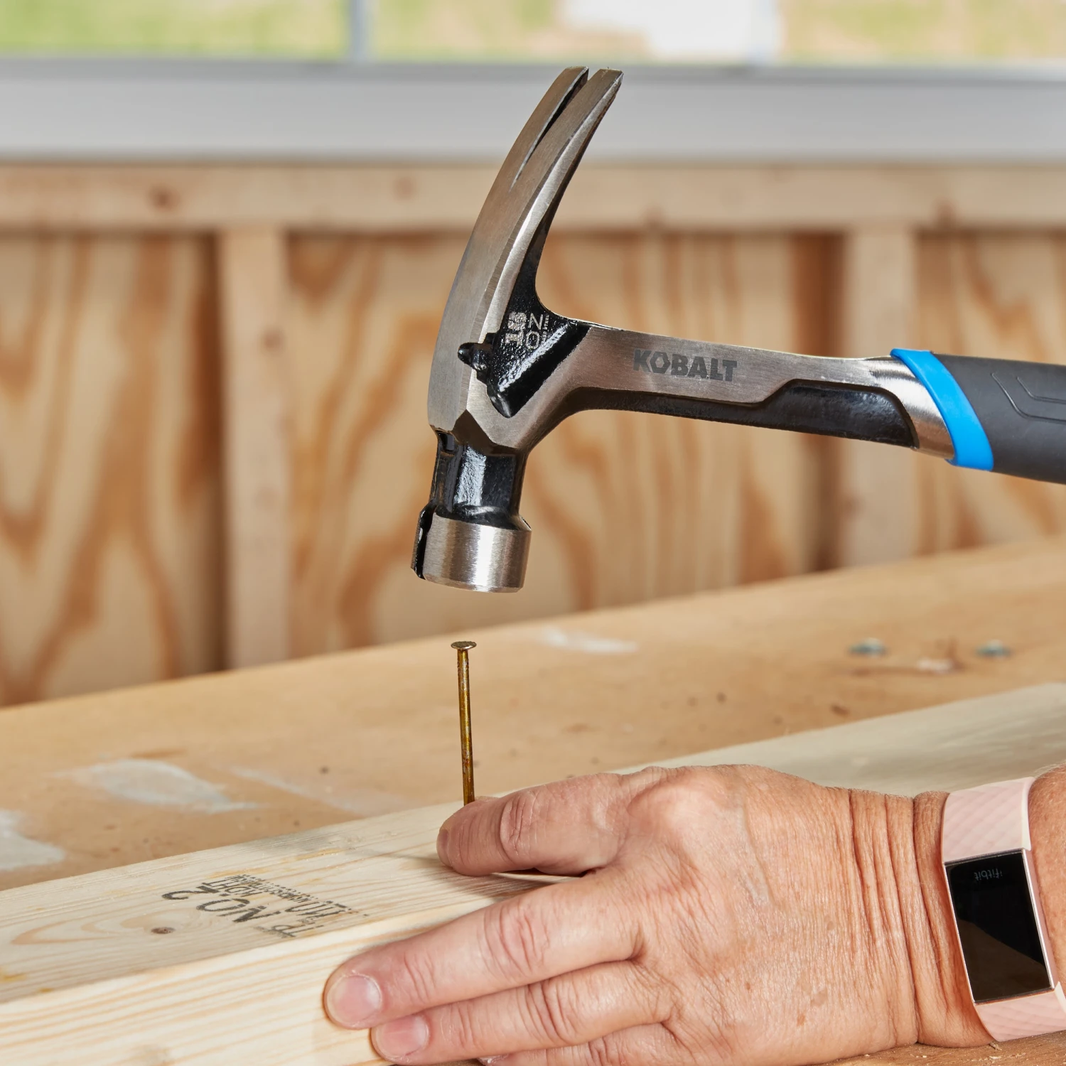 Kobalt Steel Head Hammer Steel 16-Oz Claw Smooth Face - Image 4